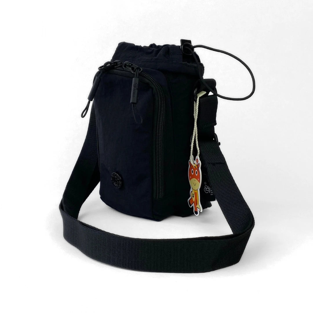 Bobo morral porta botella y celular