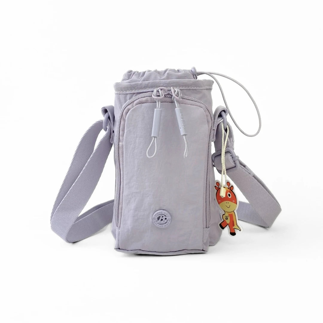 Bobo morral porta botella y celular