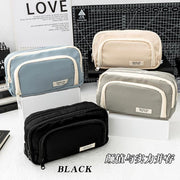 Cartuchera Traveler estuche con múltiples cierres y gran capacidad