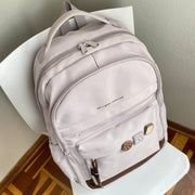 Mochila escolar Mar con bolsillo transparente