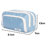 Cartuchera Traveler estuche con múltiples cierres y gran capacidad