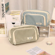 Cartuchera Traveler estuche con múltiples cierres y gran capacidad