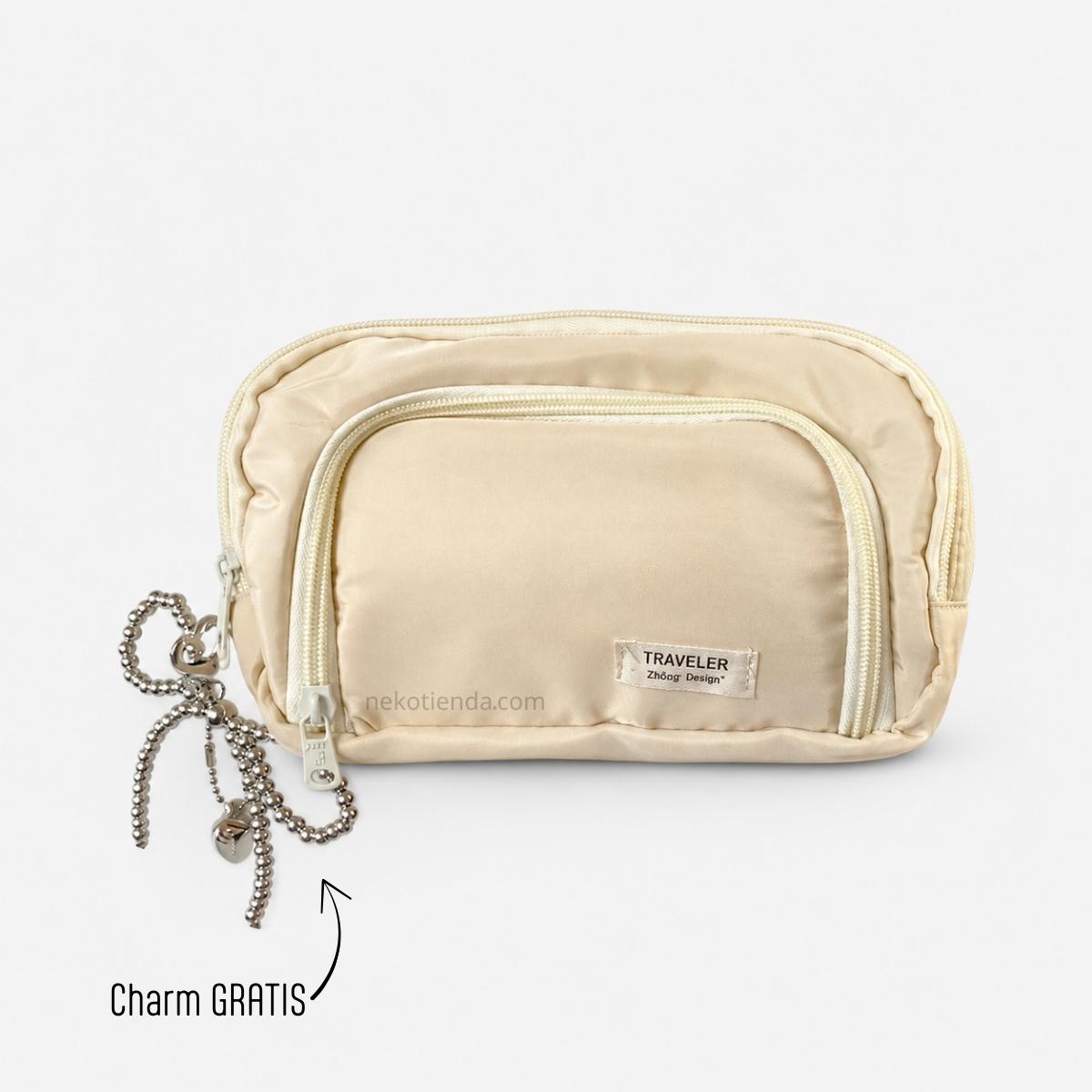 Cartuchera Traveler estuche con múltiples cierres y gran capacidad