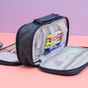 Estuche cartuchera portalápices doble cierre con asa