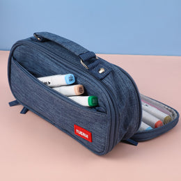 Estuche cartuchera portalápices doble cierre con asa