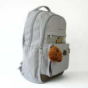 Mochila escolar Mar con bolsillo transparente