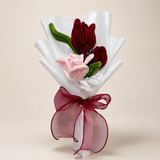 Ramo de flores eternas con limpiapipas