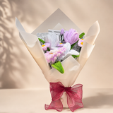 Ramo de flores eternas con limpiapipas