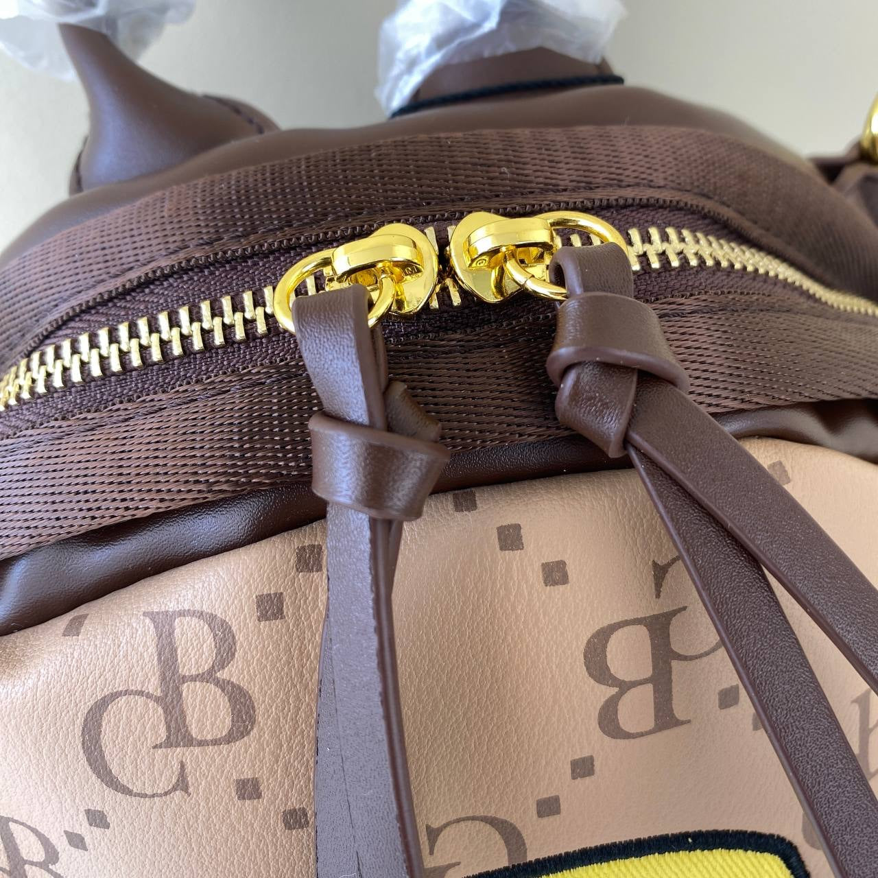 Mochila Cream Bear original marrón